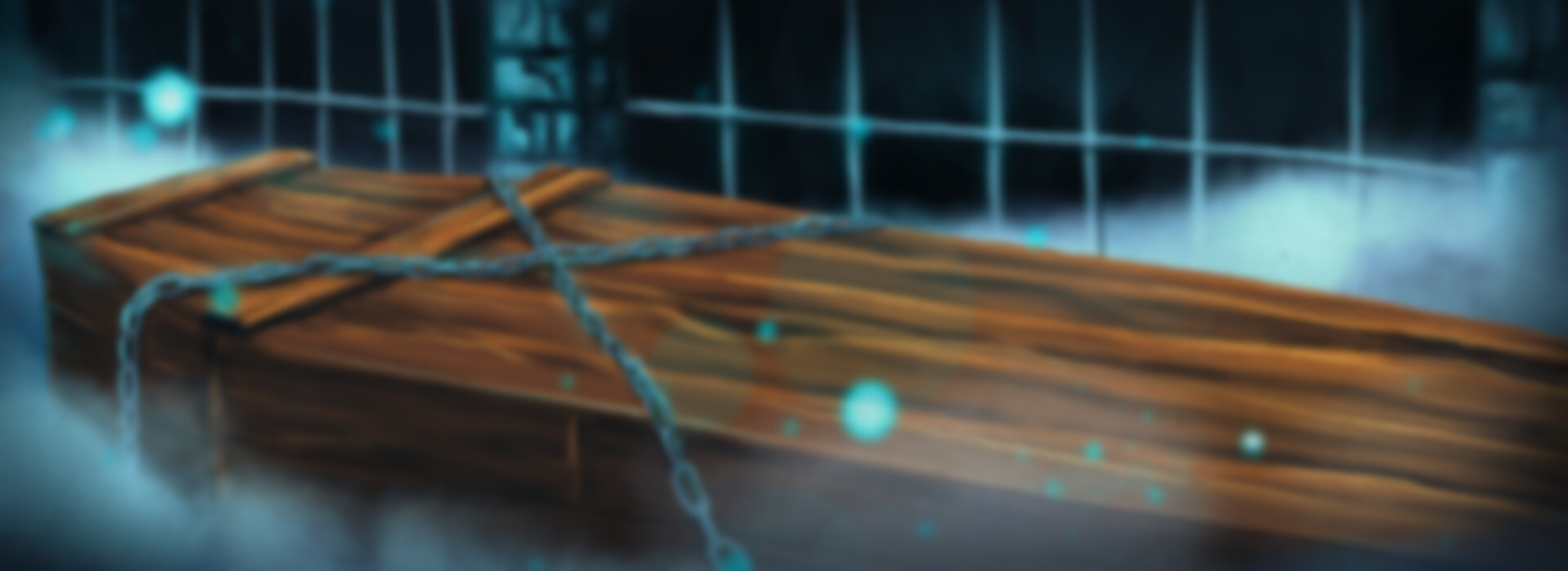 Chained coffin inside Knightmares Kurse